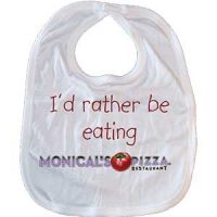 Monical's White Baby Bib