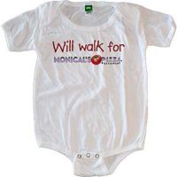 Monical's White Baby Onesie